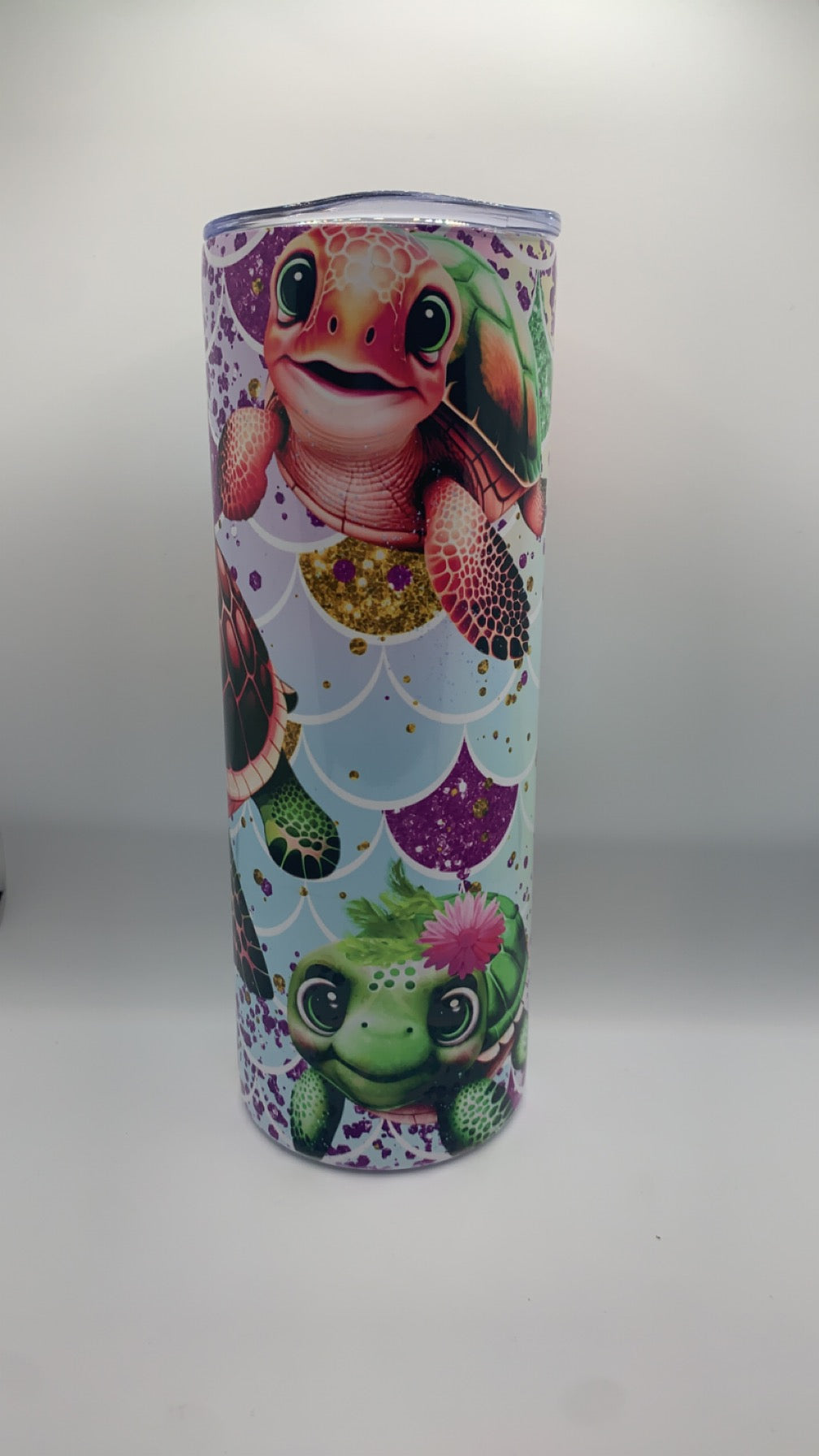 Baby sea turtles 20oz Skinny Tumbler