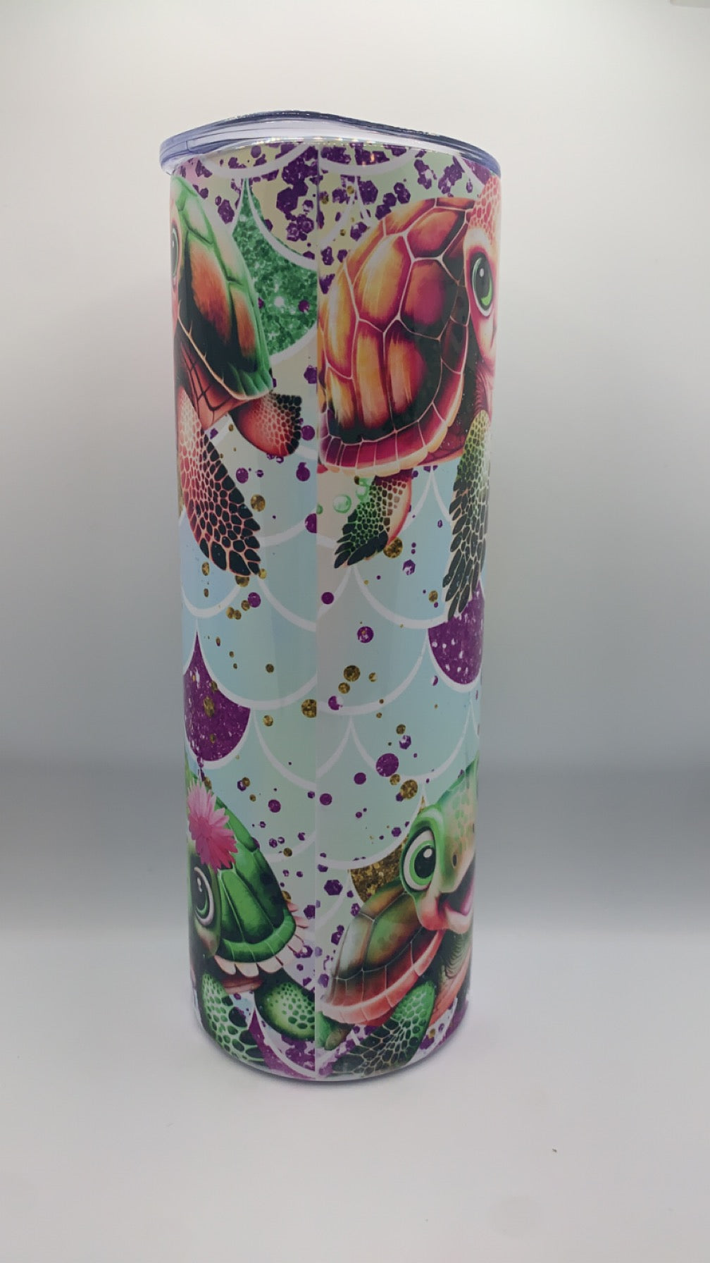 Baby sea turtles 20oz Skinny Tumbler