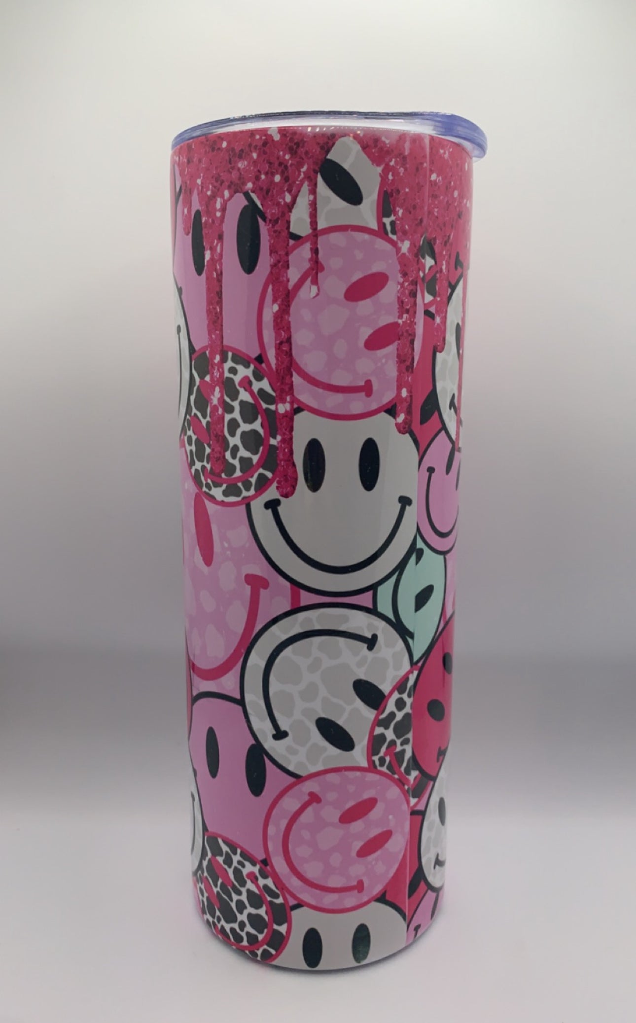 Retro smiley face 20oz Skinny Tumbler