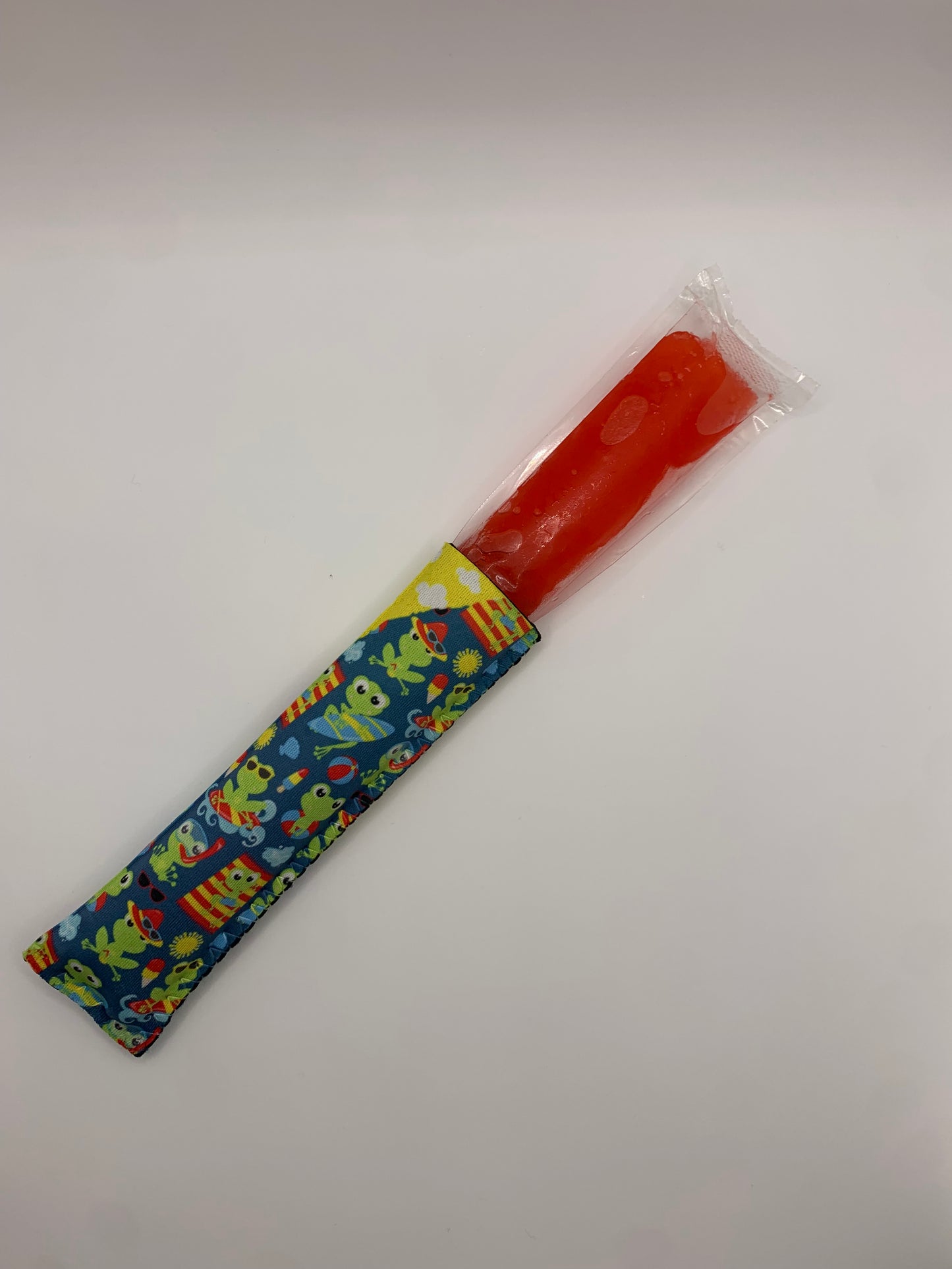 Beach Frog ice pop sleeve