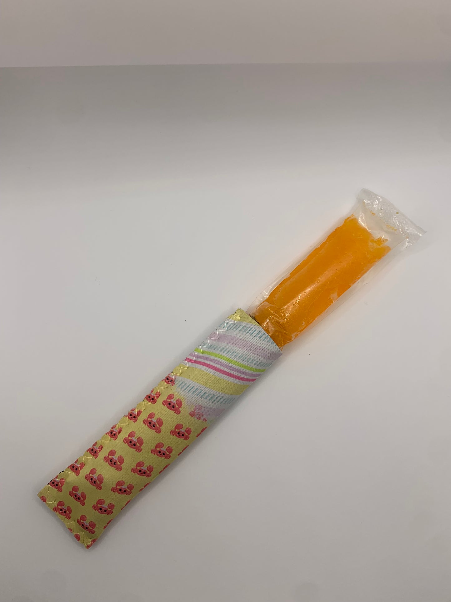 Crab ice pop sleeve