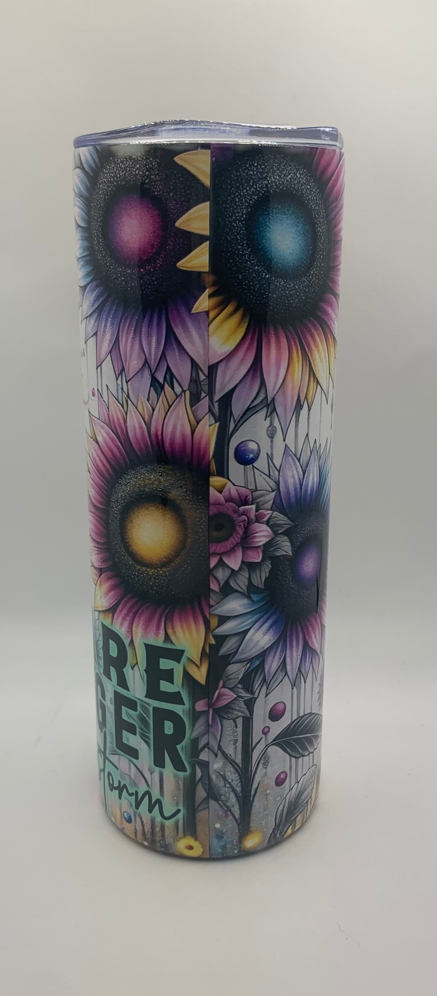 You're stronger than the storm tattooed woman 20oz Skinny Tumbler