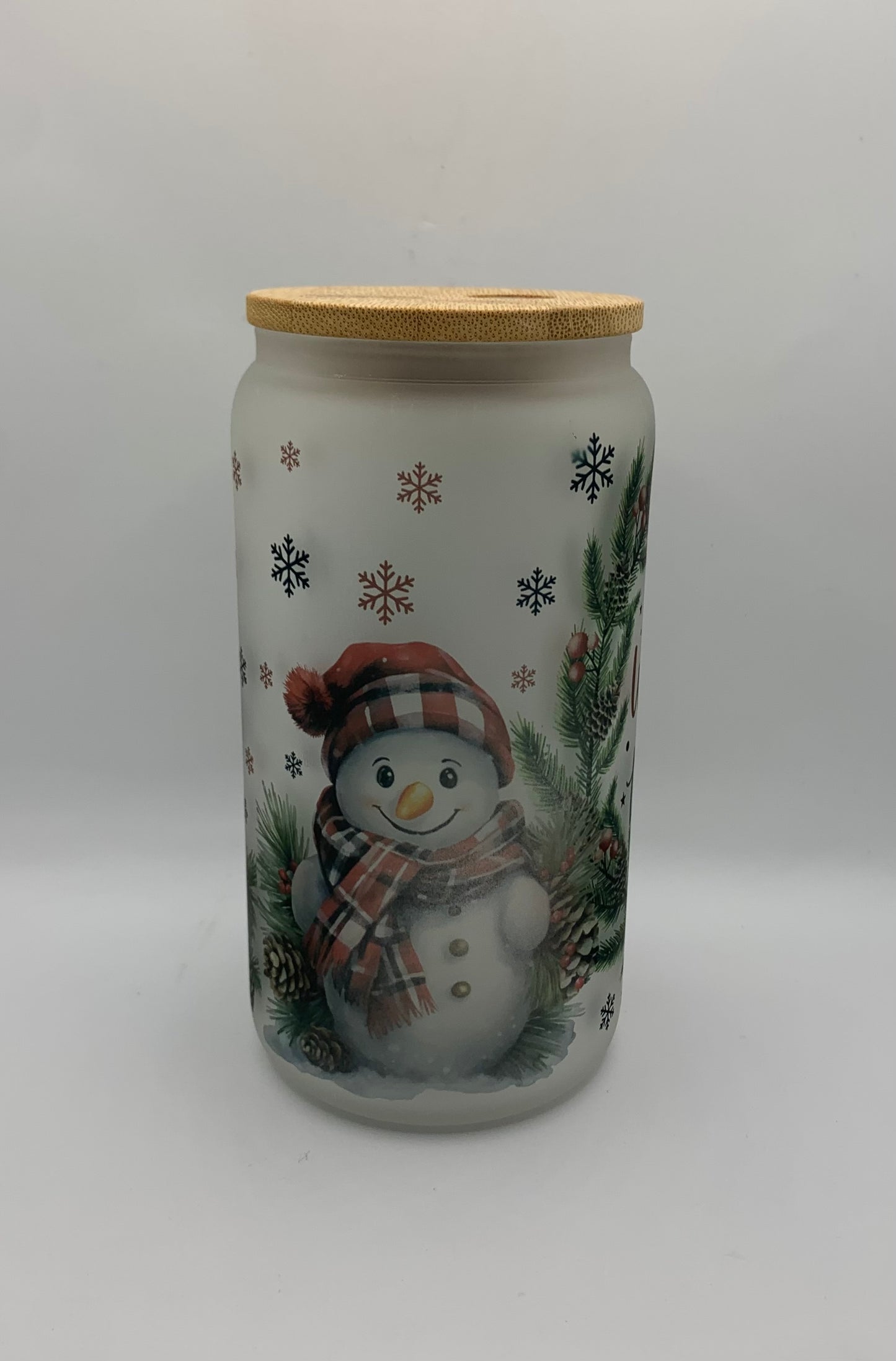 It's the most wonderful time of the year 16oz Glass jar tumbler