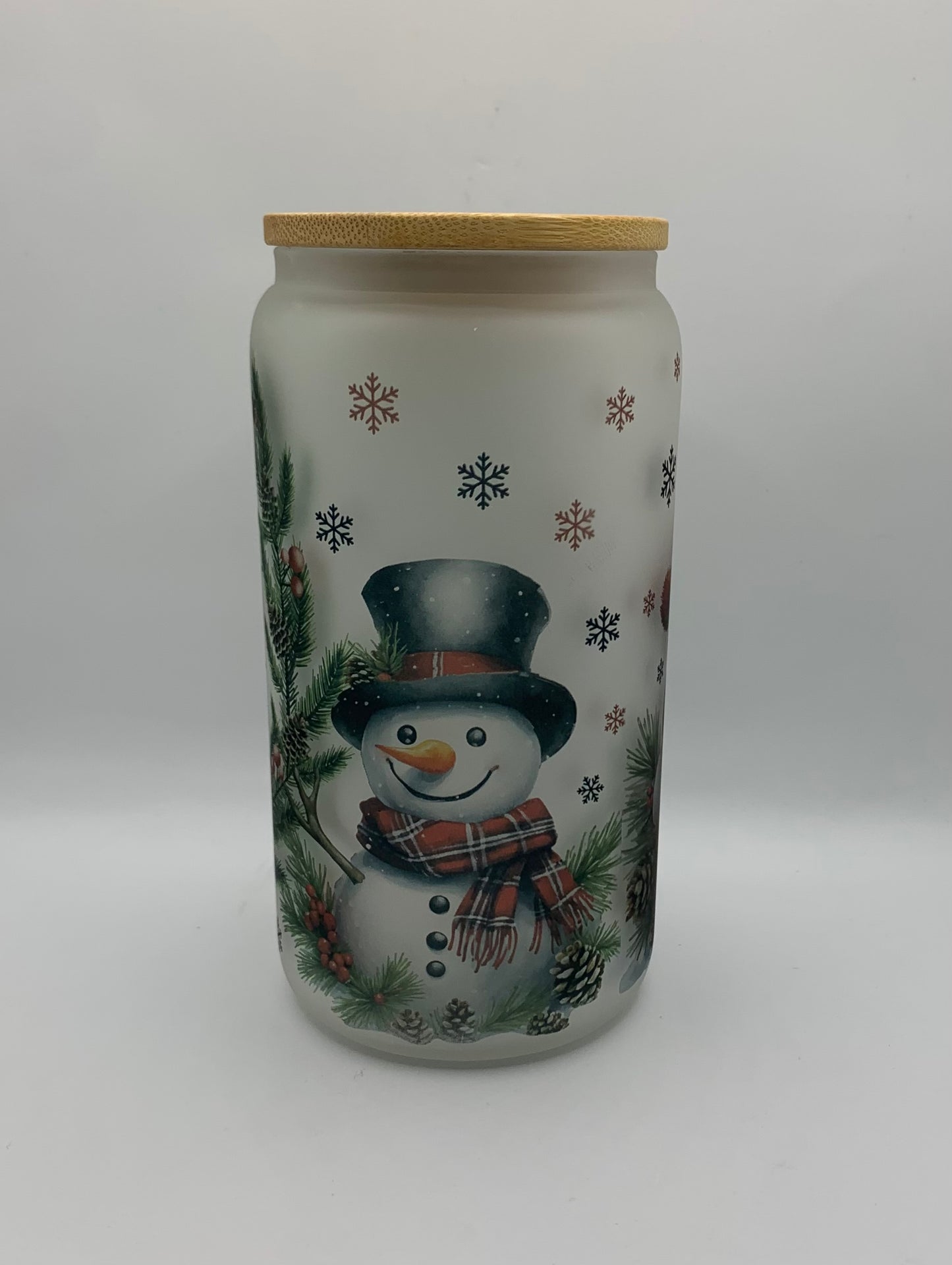 It's the most wonderful time of the year 16oz Glass jar tumbler
