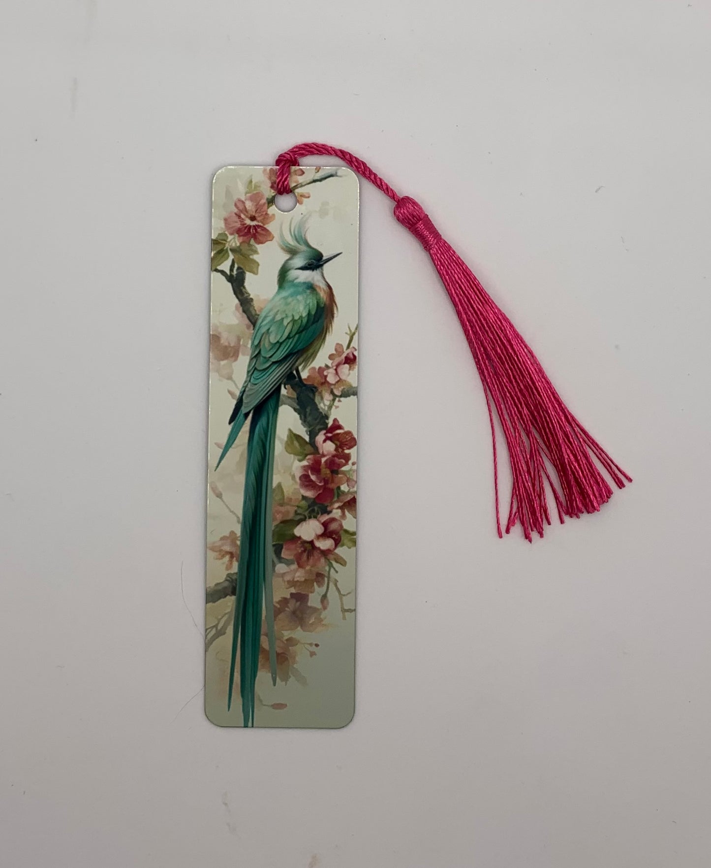 Bird with Flowers Bookmark