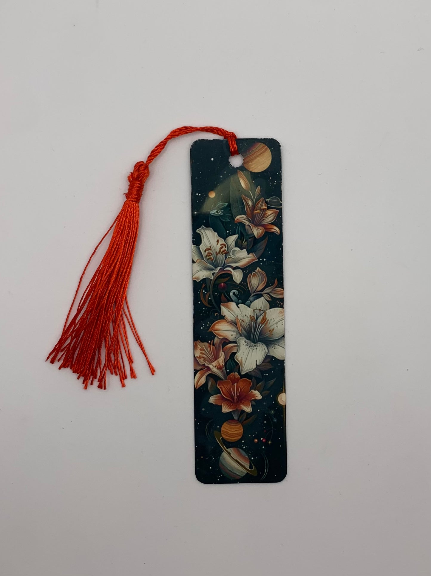 Galaxy Lily flowers Bookmark
