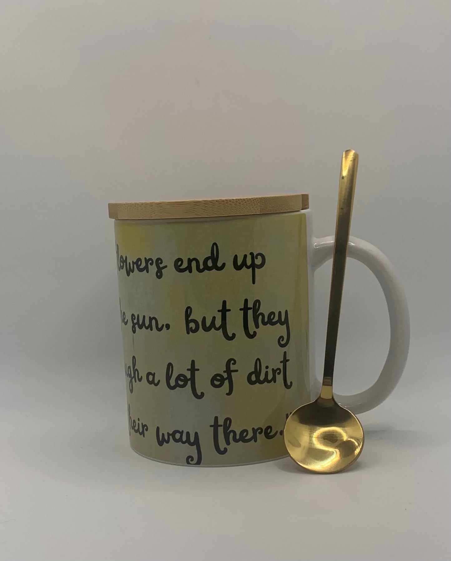 Skull and Sunflower saying 11oz Coffee Mug