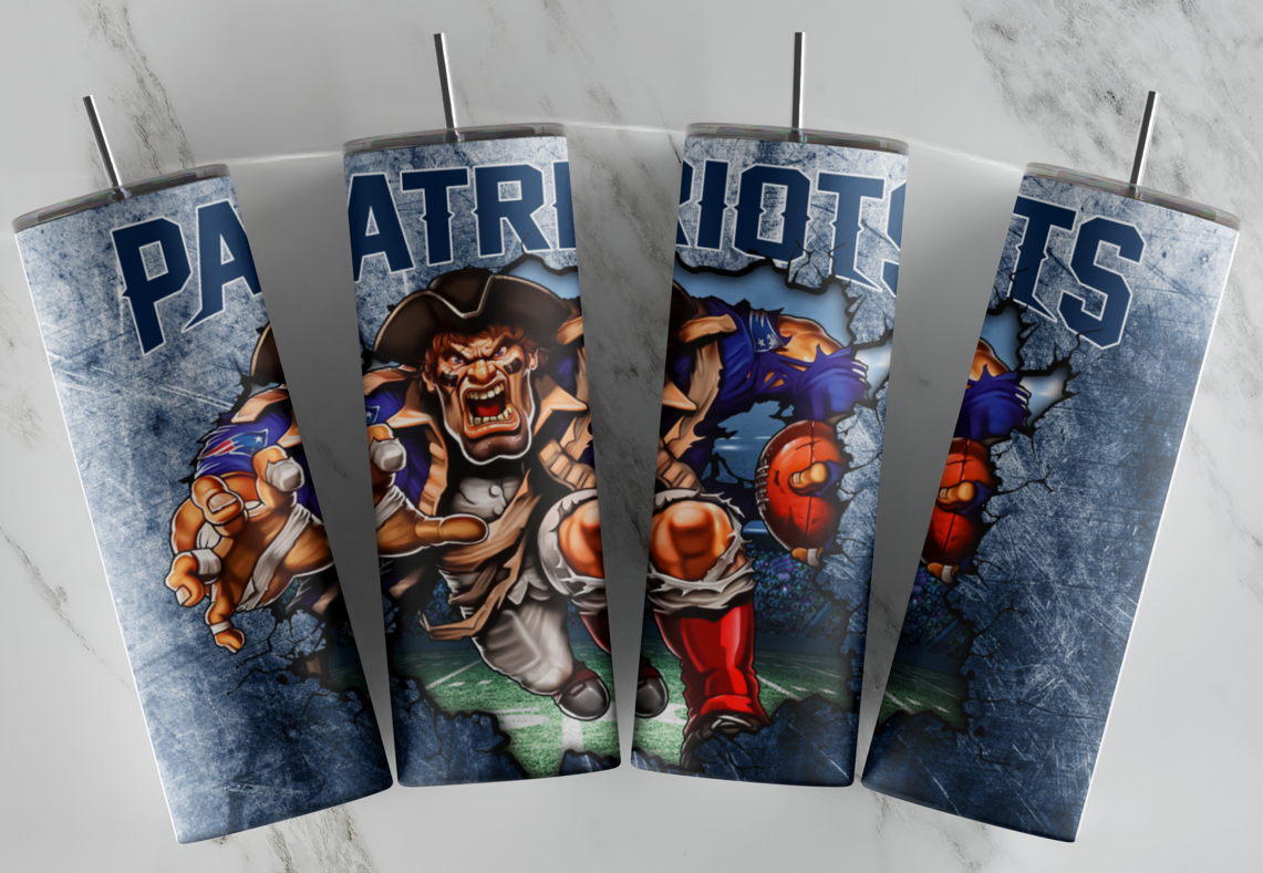 Football team style #22 20oz Skinny Tumbler