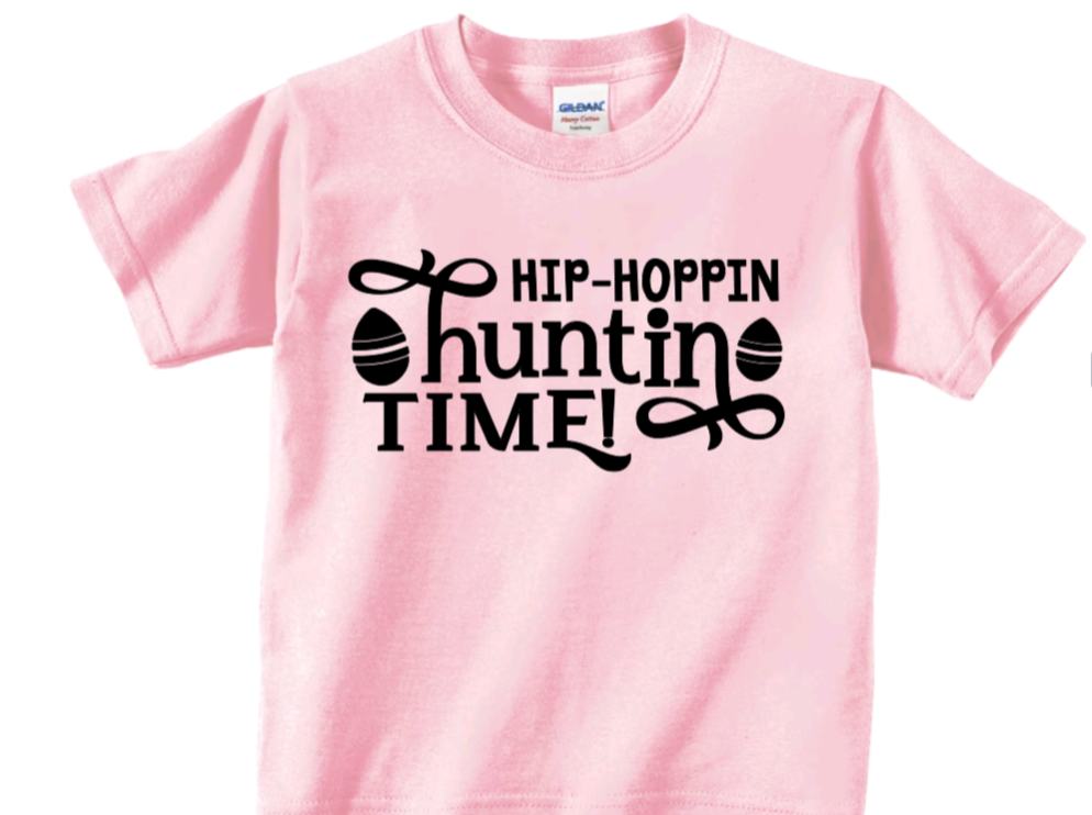 Hip-Hoppin huntin time toddler t-shirt