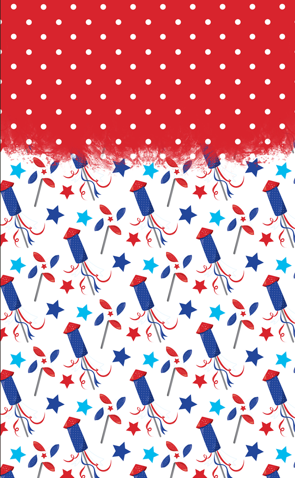 4th of July ice pop sleeves