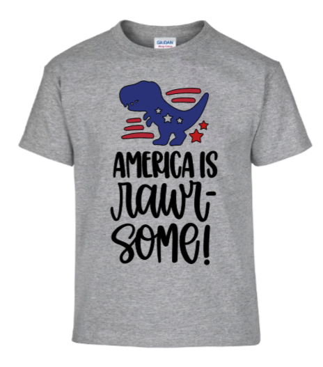 America is rawr-some youth t-shirt