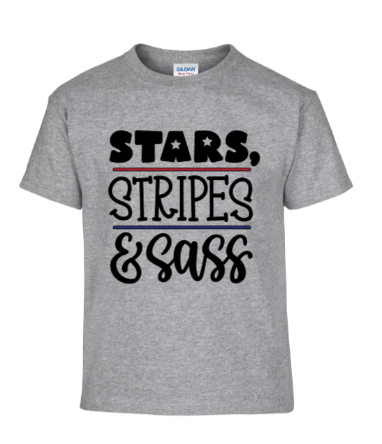 Stars, Stripes & Sass youth t-shirt