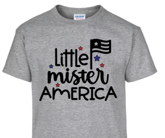 Little Mister America toddler t-shirt