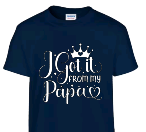 I got it from my papa toddler t-shirt