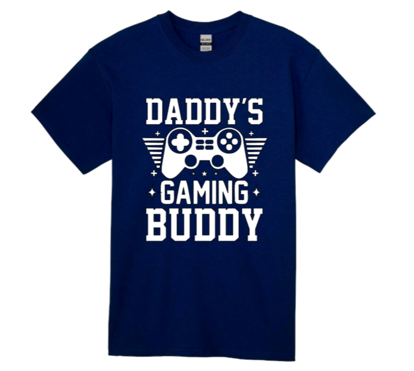 Daddy's gaming buddy youth t-shirt