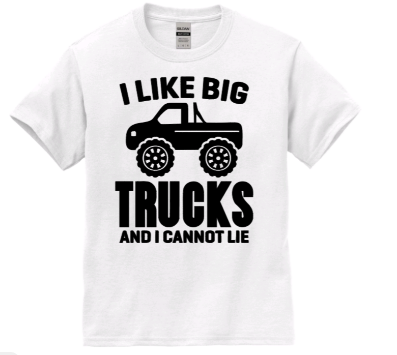 I like big trucks youth t-shirt