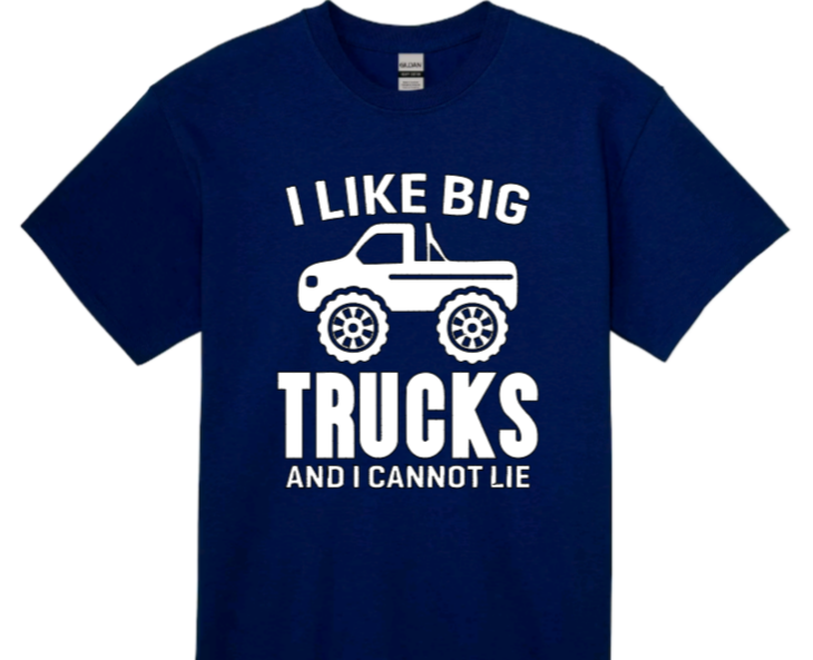 I like big trucks toddler t-shirt