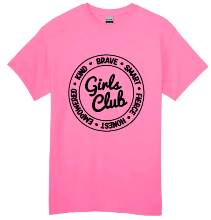 Girls club youth t-shirt