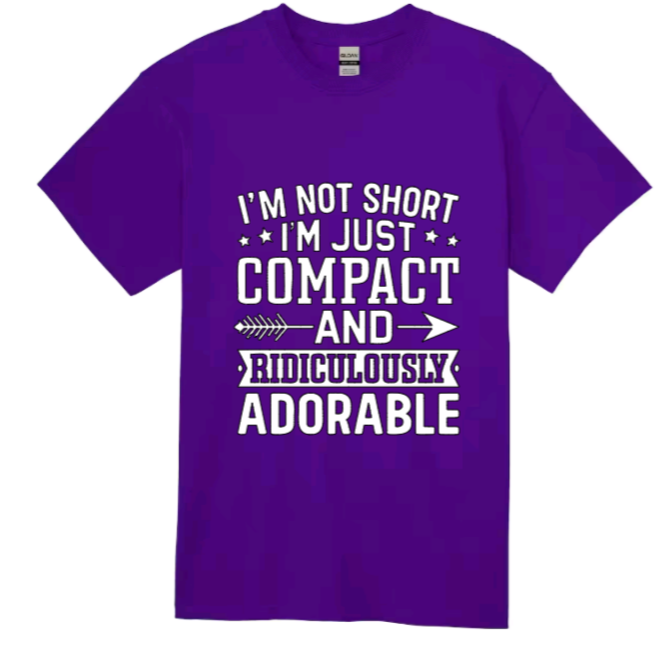 I'm not short youth t-shirt