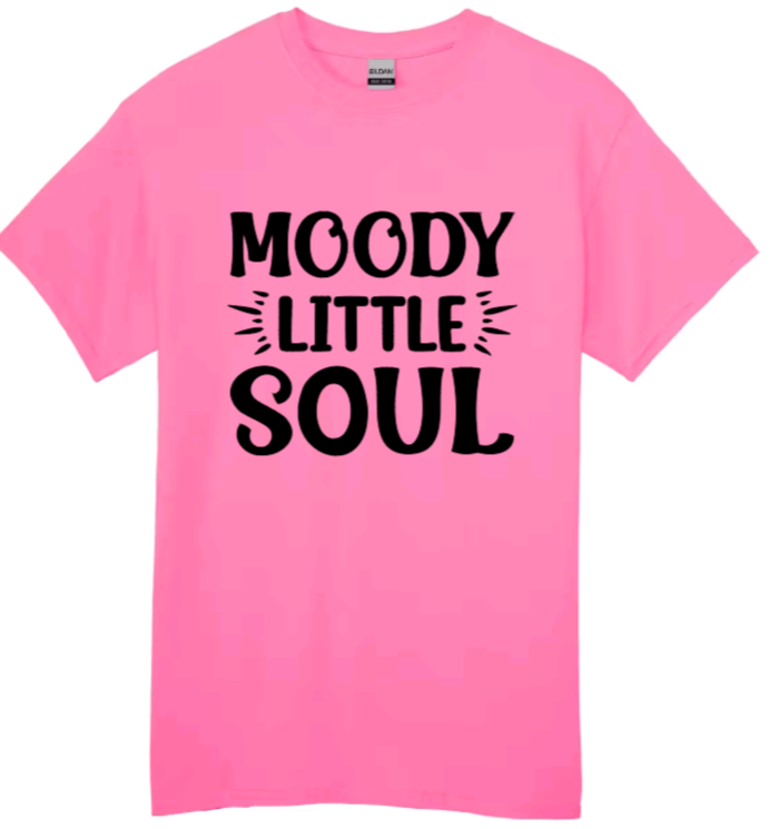 Moody little soul youth t-shirt