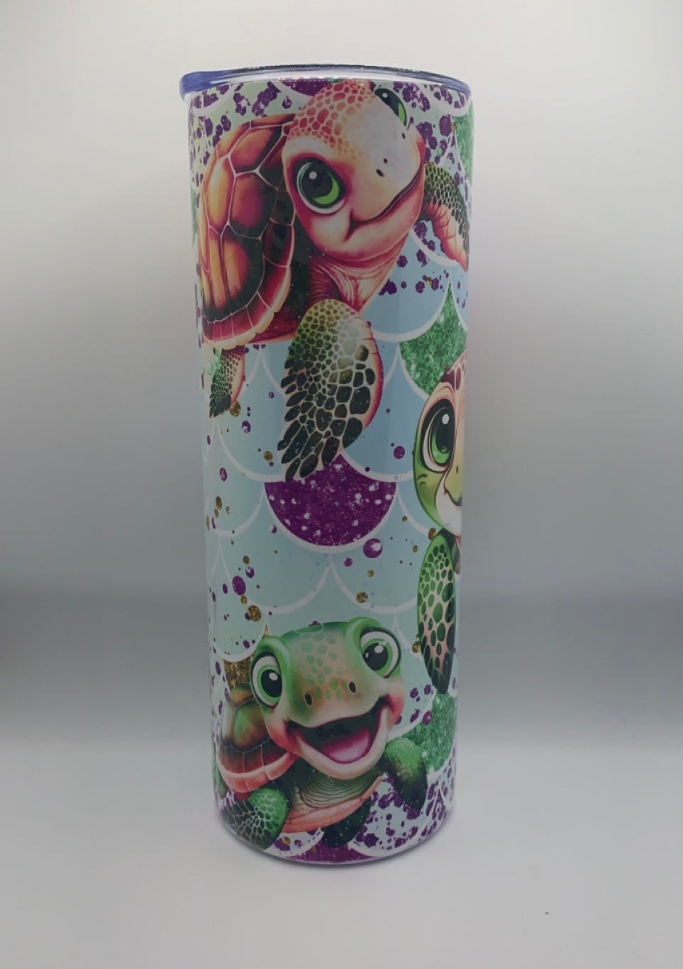 Baby sea turtles 20oz Skinny Tumbler