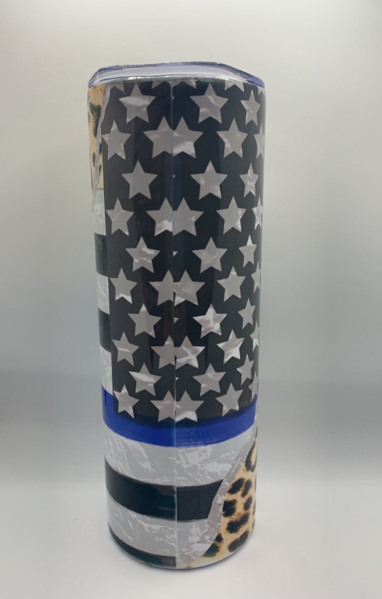 Back the blue 20oz Skinny Tumbler