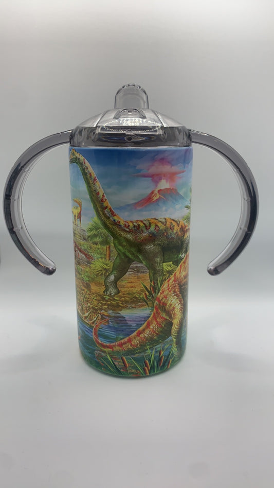 12oz Dinosaur Kids Skinny Tumbler