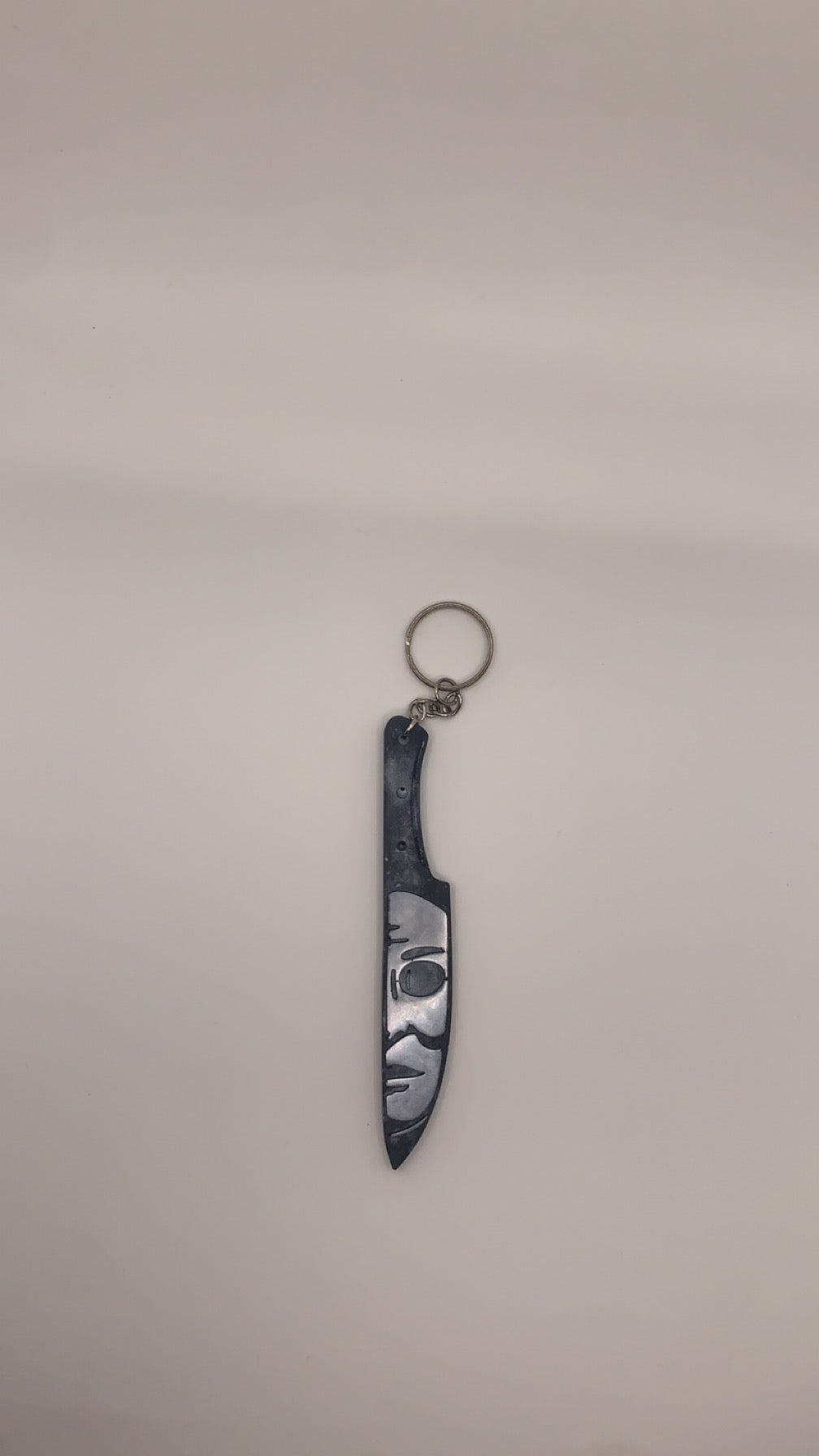 Halloween knife keychain style #1