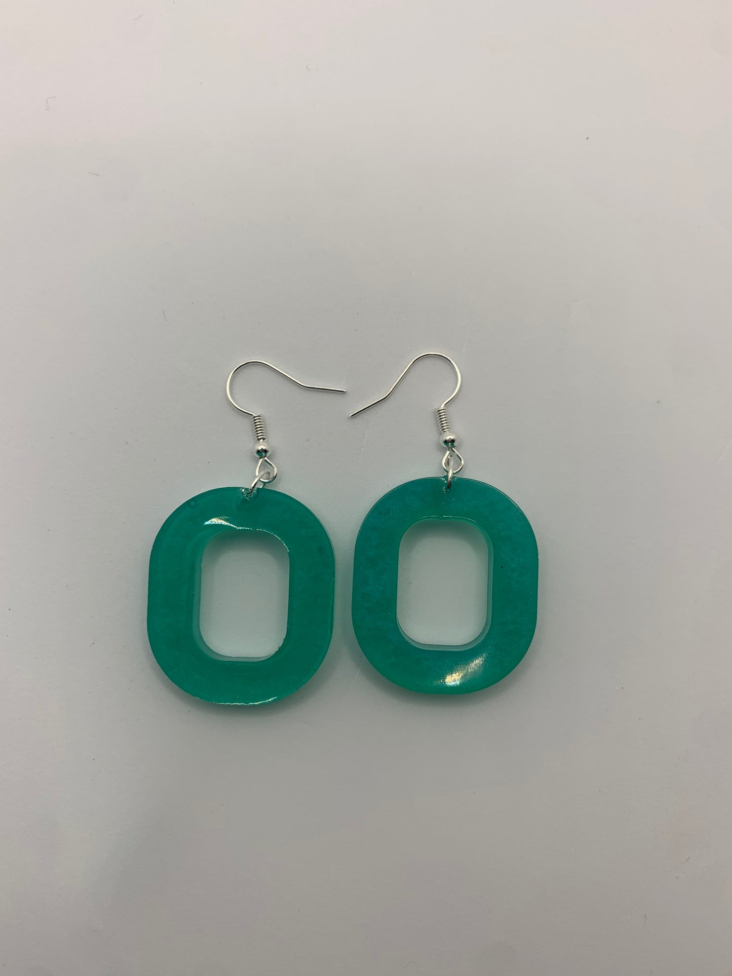 Custom Blue, Green, Blue-Green Earrings