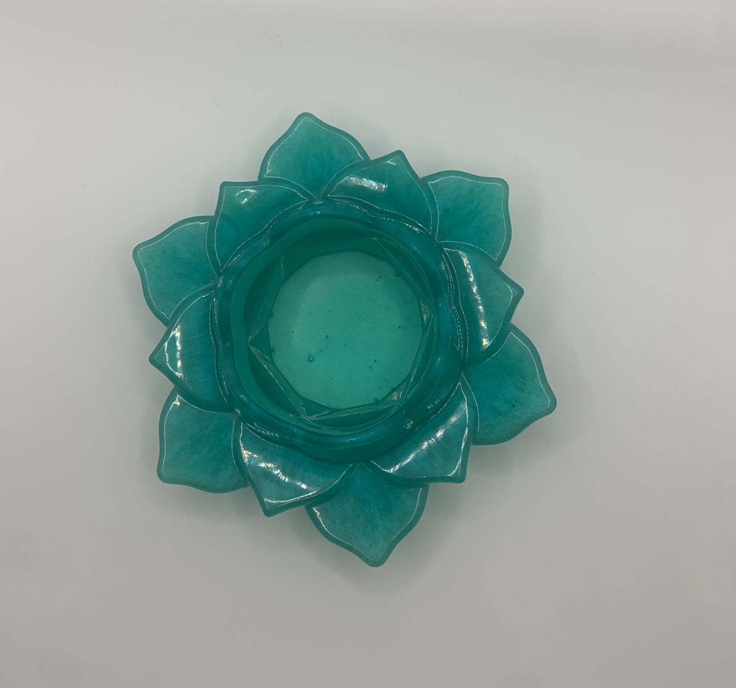 Custom Lotus flower tealight candle holder