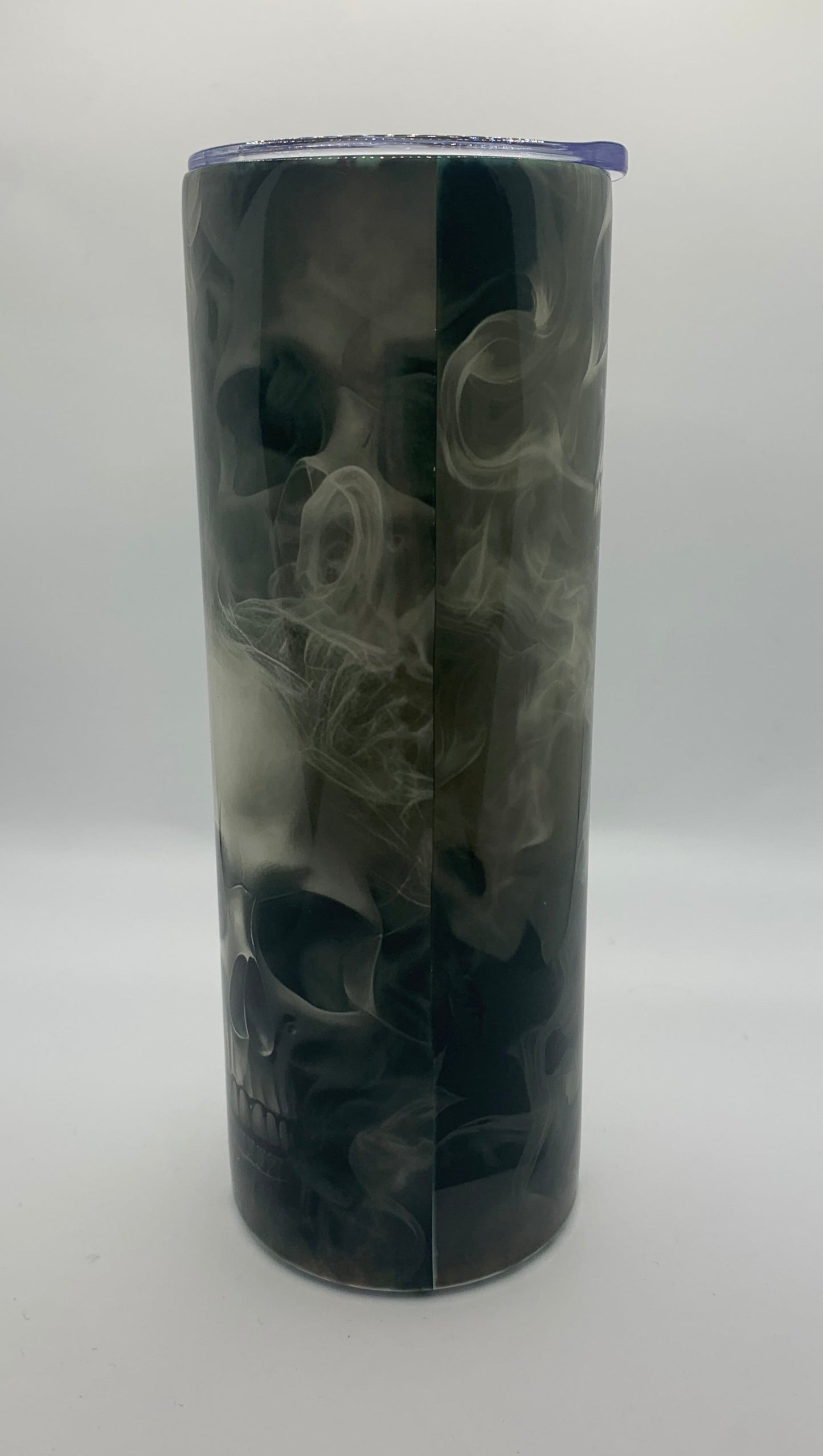 Skulls with smoke 20oz Skinny Tumbler