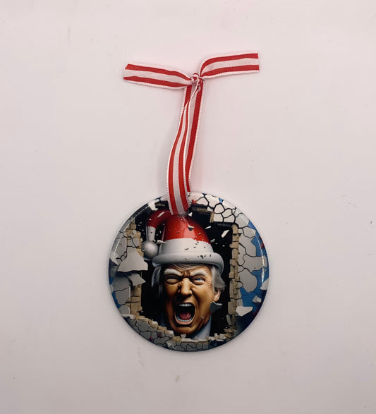 Trump Christmas Ornament