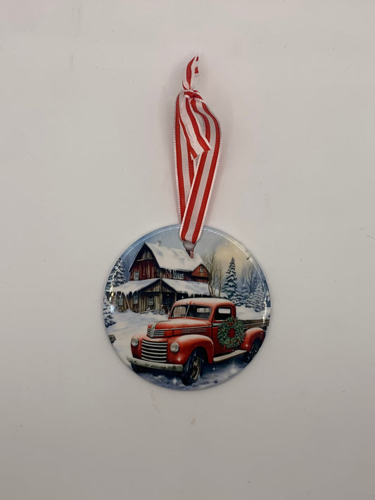 Truck Christmas Ornament