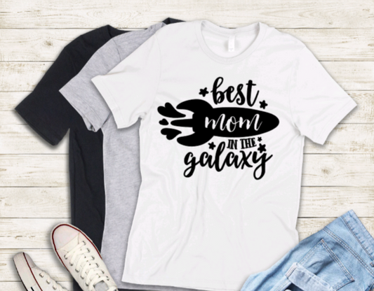 Best mom in the galaxy adult t-shirt