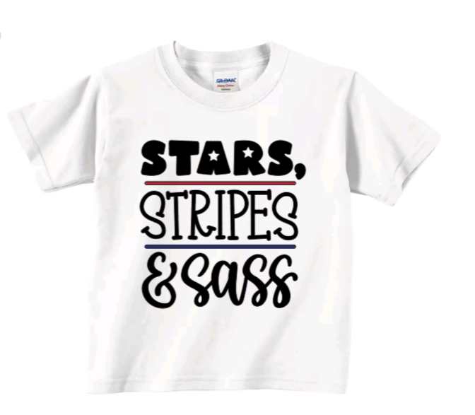 Stars, Stripes & Sass toddler t-shirt