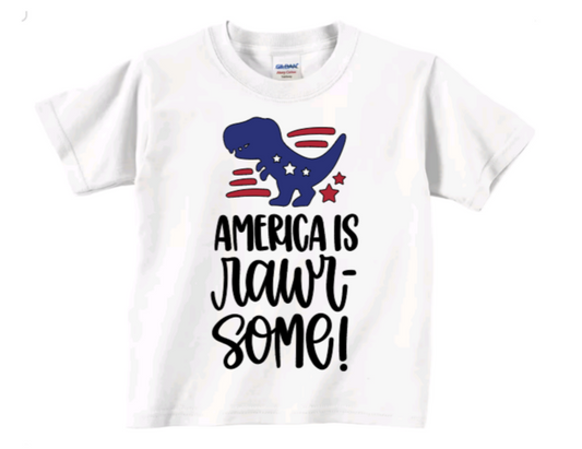 America is rawr-some toddler t-shirt