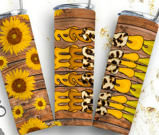 Mama sunflower 20oz Skinny Tumbler