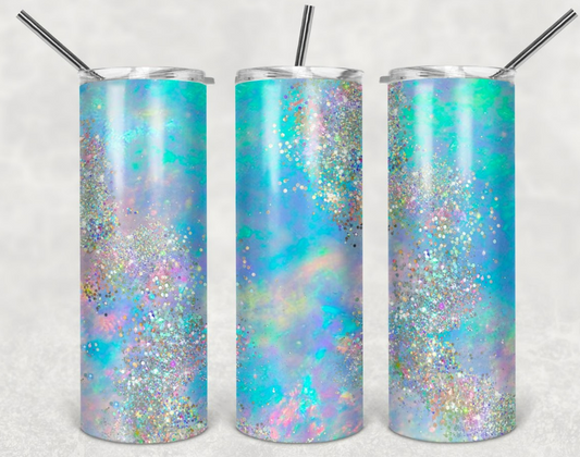 Opal glitter 20oz Skinny Tumbler