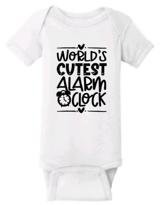 World's cutest alarm clock baby onesie