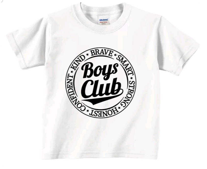 Boys club toddler t-shirt