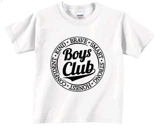 Boys club toddler t-shirt