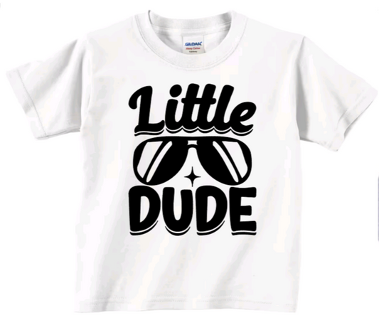 Little dude toddler t-shirt