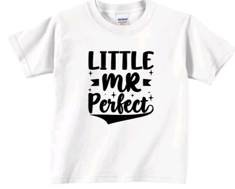 Little mr perfect toddler t-shirt