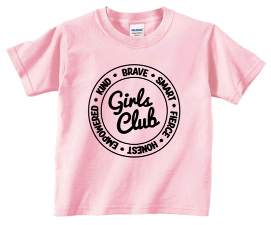 Girls club toddler t-shirt