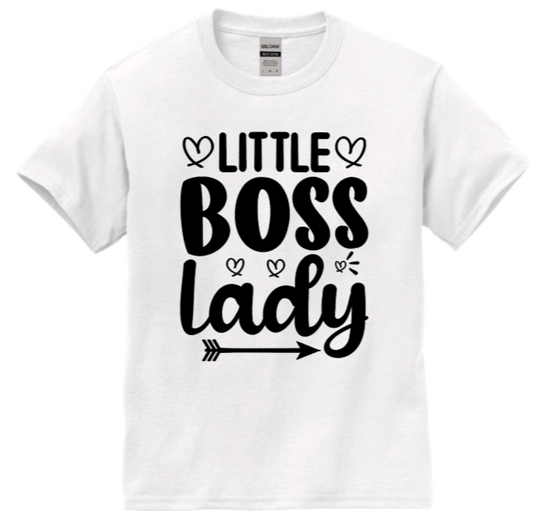 Little boss lady youth t-shirt