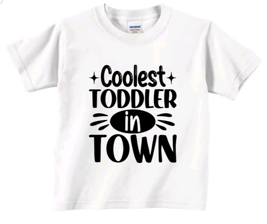 Coolest toddler in town toddler t-shirt