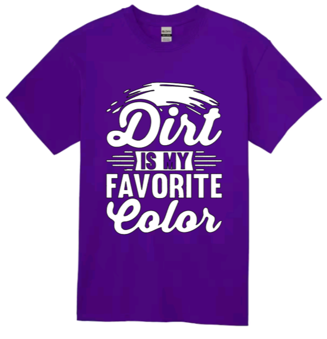 Dirt is my favorite color youth t-shirt