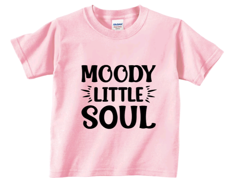 Moody little soul toddler t-shirt