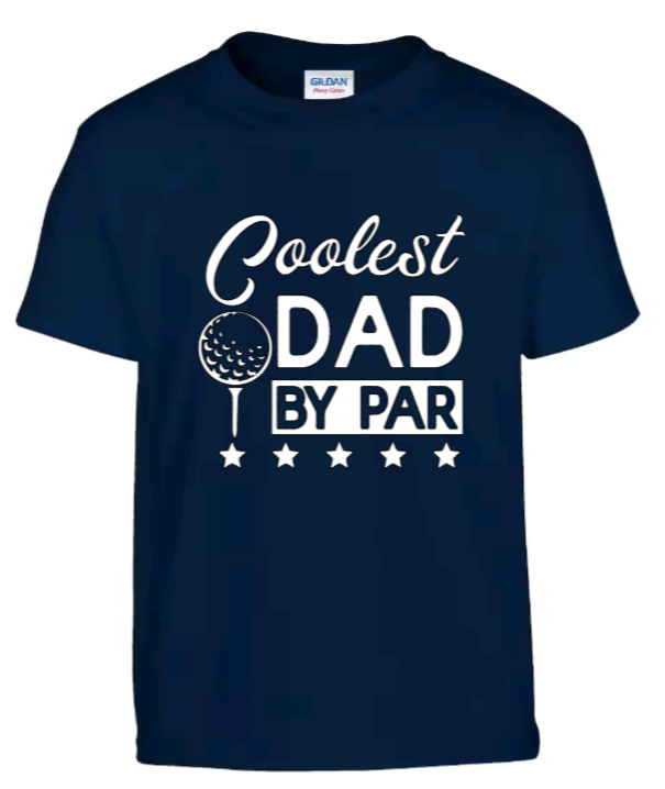 Coolest dad by par t-shirt