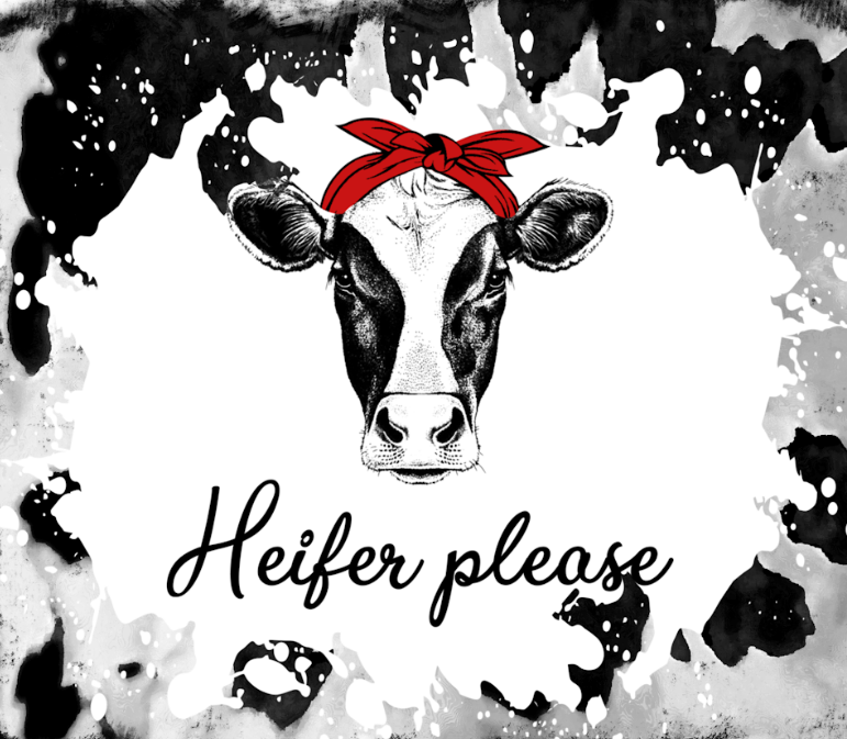 Heifer please 20oz Skinny Tumbler